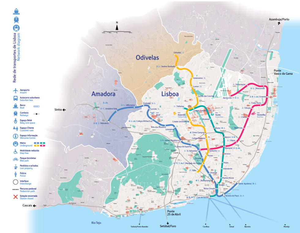 Diagrams And Maps Metropolitano De Lisboa Epe English 8240