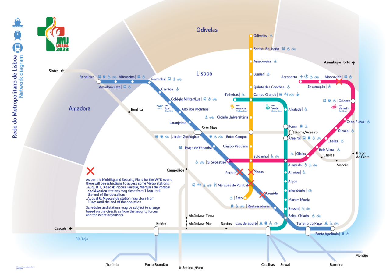 metro-service-changes-during-world-youth-day-metropolitano-de-lisboa