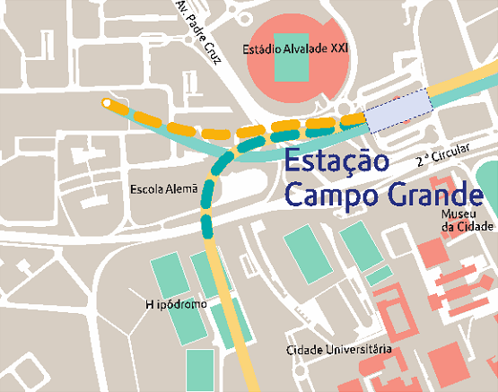 campo grande lisboa mapa viadutos campogrande   Site do Metropolitano de Lisboa, EPE   Empresa